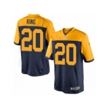 Men's Nike Green Bay Packers #20 Kevin King Limited Navy Blue Alternate NFL Jersey