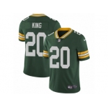 Men's Nike Green Bay Packers #20 Kevin King Vapor Untouchable Limited Green Team Color NFL Jersey