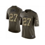 Men's Nike Green Bay Packers #27 Josh Jones Limited Green Salute to Service NFL Jersey