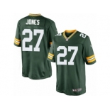 Men's Nike Green Bay Packers #27 Josh Jones Limited Green Team Color NFL Jersey