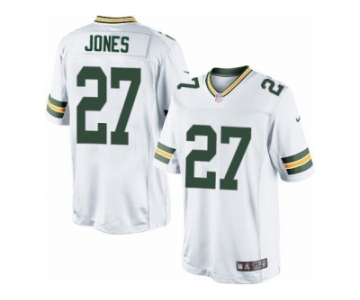 Men's Nike Green Bay Packers #27 Josh Jones Limited White NFL Jerseyey