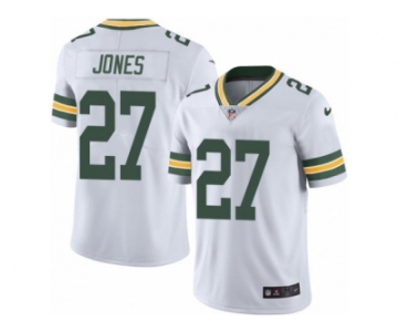 Men's Nike Green Bay Packers #27 Josh Jones Limited White Rush NFL Jersey