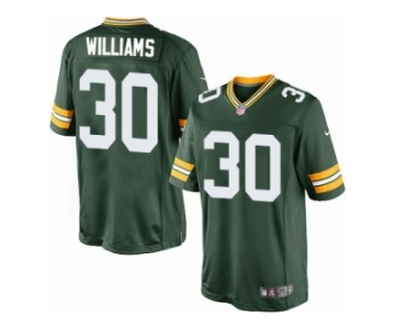 Men's Nike Green Bay Packers #30 Jamaal Williams Limited Green Team Color NFL Jersey