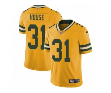 Men's Nike Green Bay Packers #31 Davon House Limited Gold Rush NFL Jersey