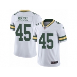 Men's Nike Green Bay Packers #45 Vince Biegel Limited White Rush NFL Jersey