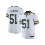 Men's Nike Green Bay Packers #51 Kyler Fackrell Limited White Rush NFL Jersey