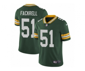 Men's Nike Green Bay Packers #51 Kyler Fackrell Vapor Untouchable Limited Green Team Color NFL Jersey