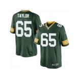 Men's Nike Green Bay Packers #65 Lane Taylor Limited Green Team Color NFL Jersey