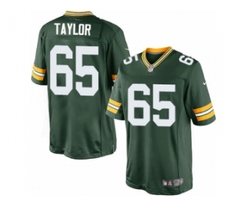 Men's Nike Green Bay Packers #65 Lane Taylor Limited Green Team Color NFL Jersey