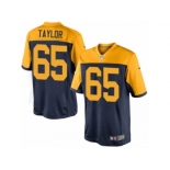 Men's Nike Green Bay Packers #65 Lane Taylor Limited Navy Blue Alternate NFL Jersey