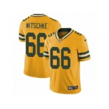 Men's Nike Green Bay Packers #66 Ray Nitschke Limited Gold Rush NFL Jersey