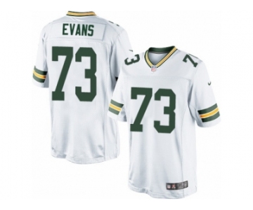 Men's Nike Green Bay Packers #73 Jahri Evans Limited White NFL Jersey