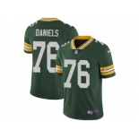 Men's Nike Green Bay Packers #76 Mike Daniels Vapor Untouchable Limited Green Team Color NFL Jersey