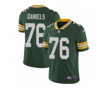 Men's Nike Green Bay Packers #76 Mike Daniels Vapor Untouchable Limited Green Team Color NFL Jersey