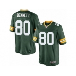 Men's Nike Green Bay Packers #80 Martellus Bennett Limited Green Team Color NFL Jersey