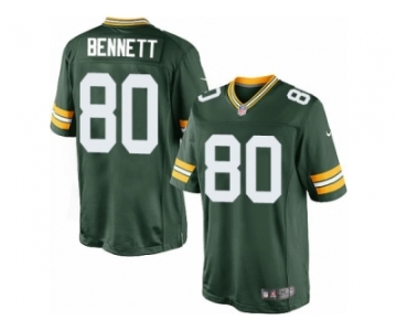 Men's Nike Green Bay Packers #80 Martellus Bennett Limited Green Team Color NFL Jersey