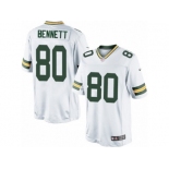 Men's Nike Green Bay Packers #80 Martellus Bennett Limited White NFL Jersey