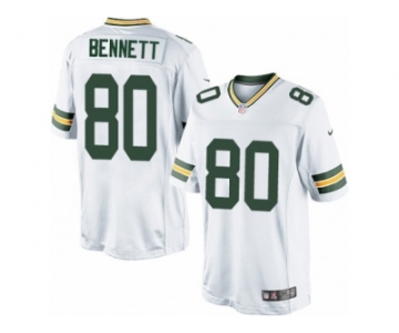 Men's Nike Green Bay Packers #80 Martellus Bennett Limited White NFL Jersey