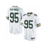 Men's Nike Green Bay Packers #95 Ricky Jean-Francois Limited White NFL Jersey