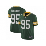 Men's Nike Green Bay Packers #95 Ricky Jean-Francois Vapor Untouchable Limited Green Team Color NFL Jersey