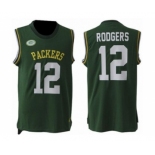 Nike Green Bay Packers #12 Aaron Rodgers Green Team Color Men Stitched NFL Limited Tank Top Jersey