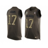 Nike Green Bay Packers #17 Davante Adams Green Men's Stitched NFL Limited Salute To Service Tank Top Jersey