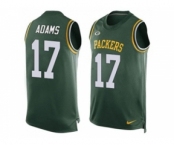 Nike Green Bay Packers #17 Davante Adams Green Team Color Men's Stitched NFL Limited Tank Top Jersey