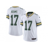 Nike Green Bay Packers #17 Davante Adams White Men's Stitched NFL Limited Rush Jersey