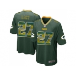 Nike Green Bay Packers #27 Eddie Lacy Green Team Color Men's Stitched NFL Limited Strobe Jersey