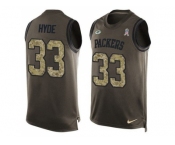 Nike Green Bay Packers #33 Micah Hyde Green Men's Stitched NFL Limited Salute To Service Tank Top Jersey