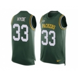 Nike Green Bay Packers #33 Micah Hyde Green Team Color Men's Stitched NFL Limited Tank Top Jersey