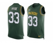 Nike Green Bay Packers #33 Micah Hyde Green Team Color Men's Stitched NFL Limited Tank Top Jersey