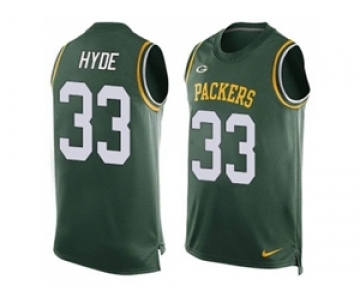 Nike Green Bay Packers #33 Micah Hyde Green Team Color Men's Stitched NFL Limited Tank Top Jersey