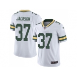 Nike Green Bay Packers #37 Josh Jackson White Men Stitched NFL Vapor Untouchable Limited Jersey