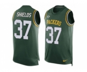 Nike Green Bay Packers #37 Sam Shields Green Team Color Men's Stitched NFL Limited Tank Top Jersey