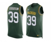 Nike Green Bay Packers #39 Demetri Goodson Green Team Color Men's Stitched NFL Limited Tank Top Jersey