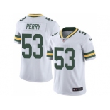 Nike Green Bay Packers #53 Nick Perry White Men's Stitched NFL Limited Rush Jersey