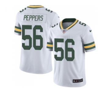 Nike Green Bay Packers #56 Julius Peppers White Men's Stitched NFL Limited Rush Jersey