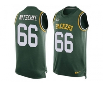 Nike Green Bay Packers #66 Ray Nitschke Green Team Color Men's Stitched NFL Limited Tank Top Jersey