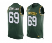 Nike Green Bay Packers #69 David Bakhtiari Green Team Color Men's Stitched NFL Limited Tank Top Jersey