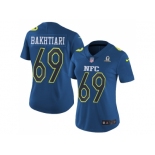 Nike Green Bay Packers #69 David Bakhtiari Navy Men's Stitched NFL Limited NFC 2017 Pro Bowl Jersey