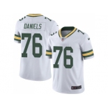 Nike Green Bay Packers #76 Mike Daniels White Men's Stitched NFL Limited Rush Jersey