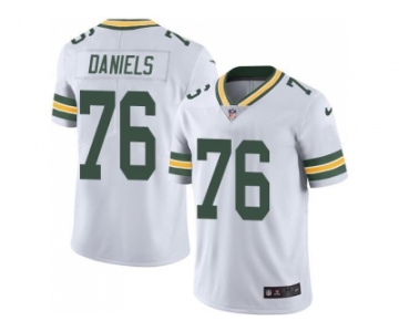 Nike Green Bay Packers #76 Mike Daniels White Men's Stitched NFL Limited Rush Jersey