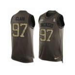 Nike Green Bay Packers #97 Kenny Clark Green Men's Stitched NFL Limited Salute To Service Tank Top Jersey