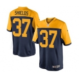 Nike Limited Sam Shields Navy Blue Youth Jersey - Green Bay Packers #37 NFL Alternate