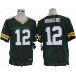 nike nfl jerseys green bay packers #12 rodgers green[nike limited]