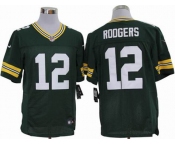 nike nfl jerseys green bay packers #12 rodgers green[nike limited]