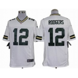 nike nfl jerseys green bay packers #12 rodgers white[nike limited]