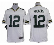 nike nfl jerseys green bay packers #12 rodgers white[nike limited]