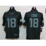 nike nfl jerseys green bay packers #18 cobb black[nike limited]